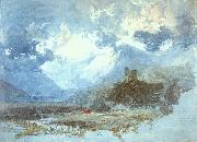 Joseph Mallord William Turner Dolbadern Castle oil painting reproduction